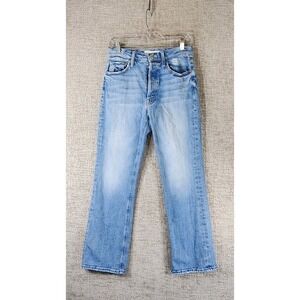 Mother Superior Jeans The Tripper in I Confess  Womens 27 Light Wash Denim Ankle